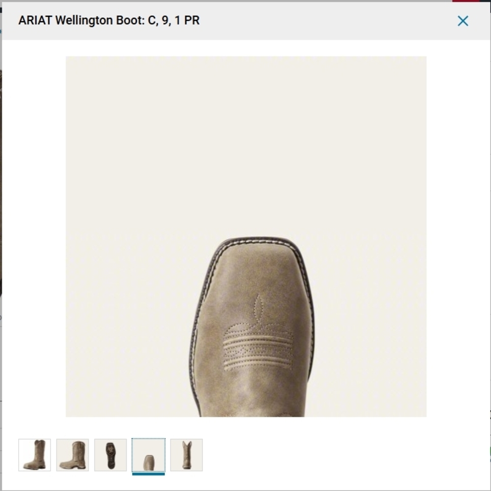 Ariat Tan Heeled Boots - Picture 4 of 6